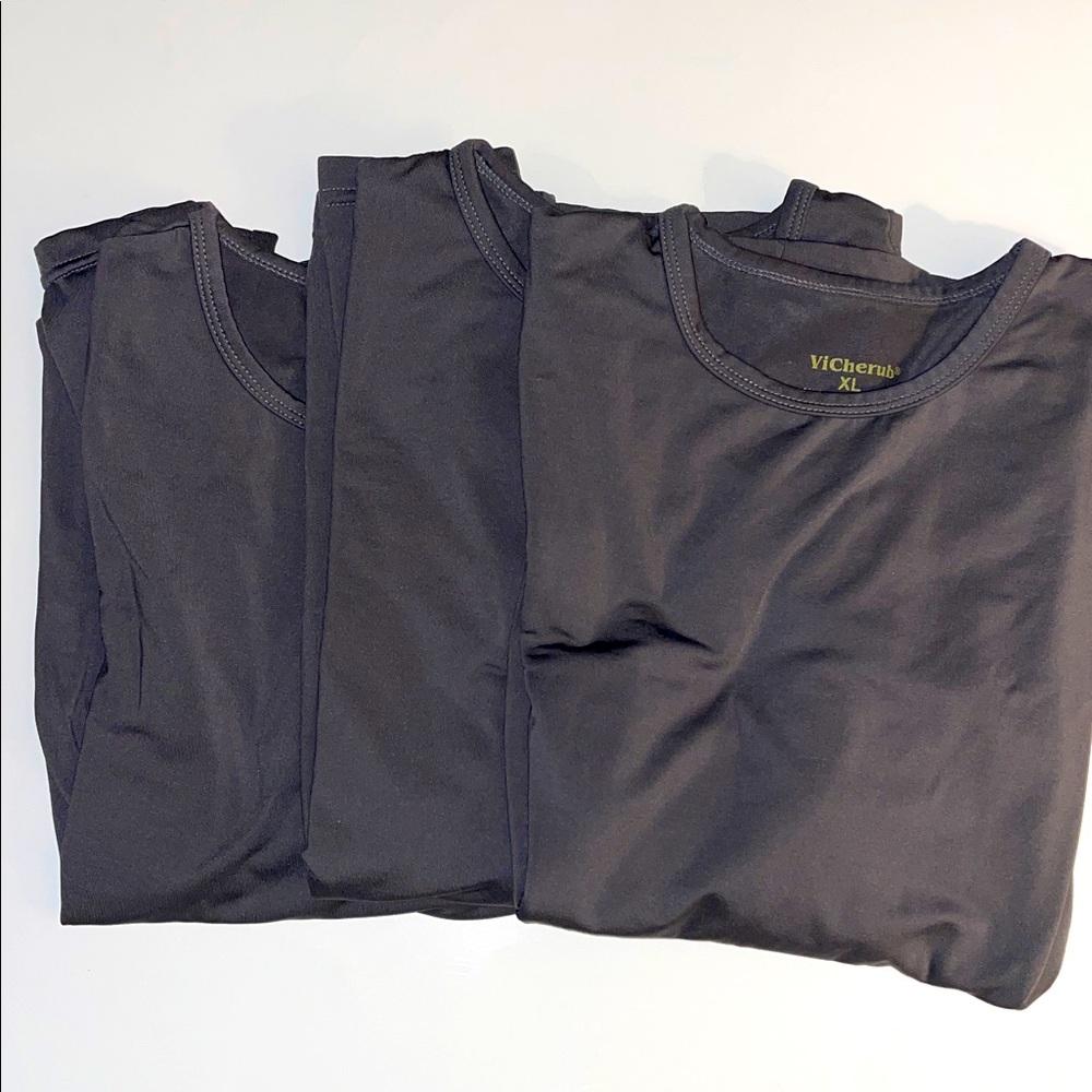 6 pack, Grey long sleeve tops and leggings, very soft, very good condition